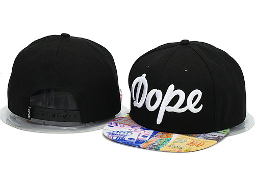 Dope Black Snapback Hat YS 0606